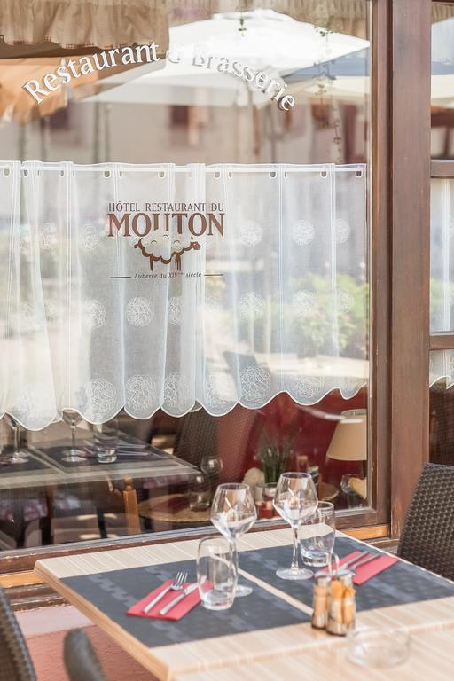 Logis Hotel-Restaurant Du Mouton Ribeauvillé Екстериор снимка